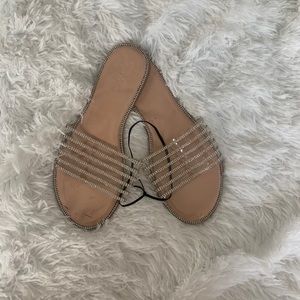 Forever 21 rhinestone sandals